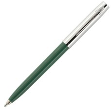 Fisher Space Pen Plastic Barrel Cap-O-Matic Green, Chrome Cap
