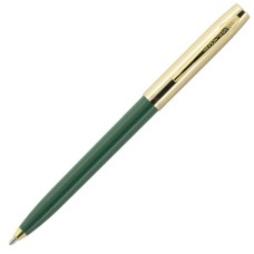 Fisher Space Pen Plastic Barrel Cap-O-Matic Green, Brass Cap