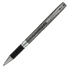 Fisher Space Pen w/ Rubber Finger Grip Silver Vein