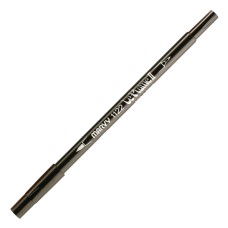 Marvy Le Plume II Double Ended Watercolor Marker, Black