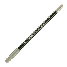 Marvy Le Plume II Double Ended Watercolor Marker, Silver Grey