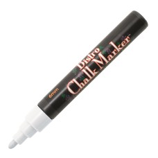 Marvy Bistro Chalk Marker, White Bullet Tip