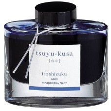 Namiki Iroshizuku Bottled Fountain Pen Ink, Tsuyu-Kusa, Asiatic Dayflower, Blue