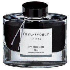 Namiki Iroshizuku Bottled Fountain Pen Ink, Fuyu-Syogun, Rigor of Winter, Gray
