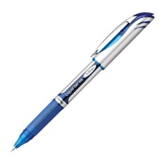 Pentel EnerGel Deluxe Refillable Liq Bold Metal Tip, Blue