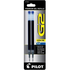 Pilot BG25R G2 Gel Ink Refills, Extra Fine, Blue