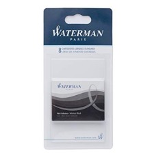 Waterman Refill Fountain Pen Cartridge LSS Intense Black 52021W