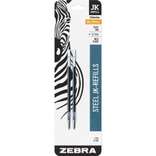 Zebra 88122 JK-Refill 0.7mm Blue 2pk