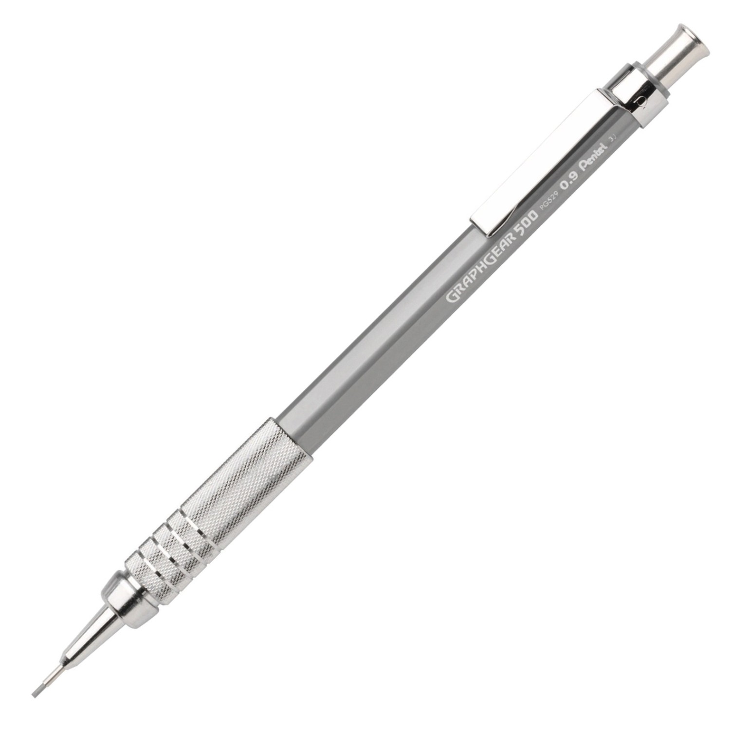 Pentel Graph Gear 500 Automatic Drafting Pencil 0.9mm Gray Barrel
