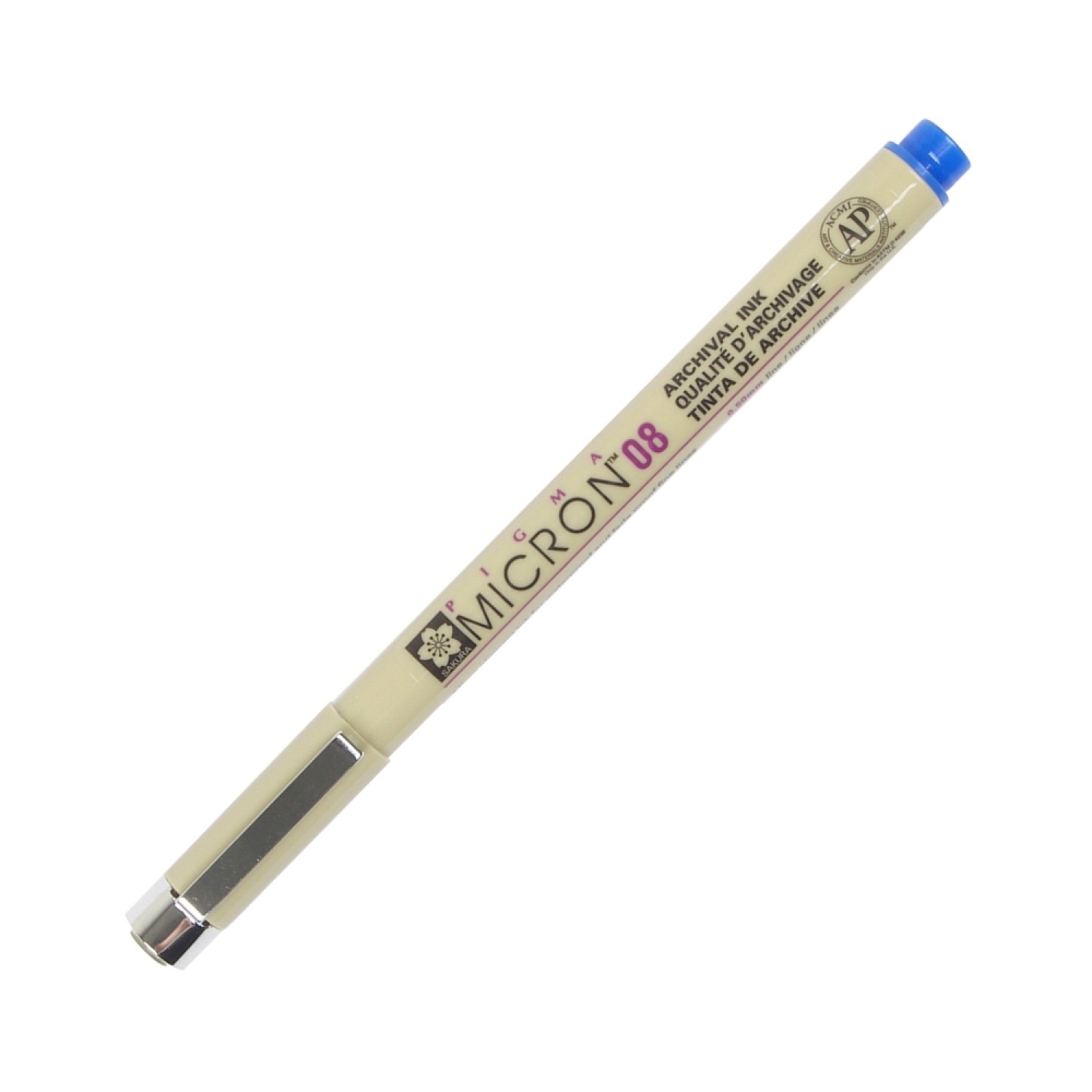 Sakura Pigma Micron 08 Pen 0.50mm-Blue BestPensOnline.com