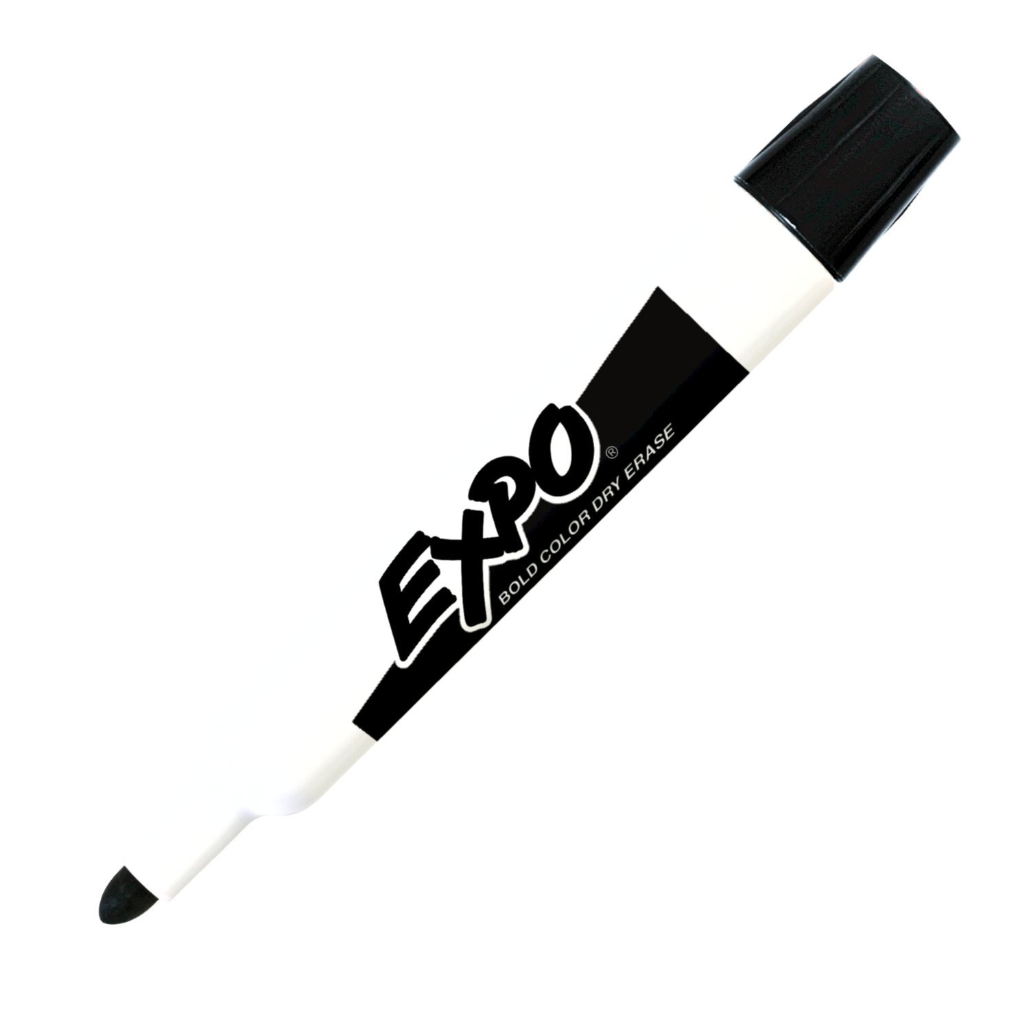 Expo Dry Erase Marker, Bullet, Black