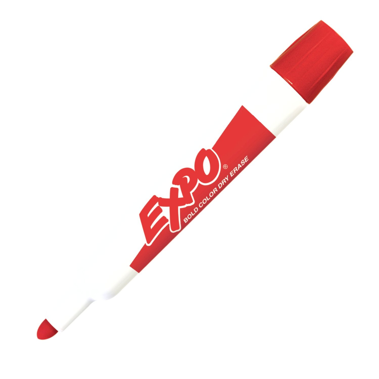 Expo Dry Erase Marker, Bullet, Red