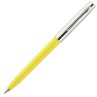 Fisher Space Pen Plastic Barrel Cap-O-Matic Yellow, Chrome Cap