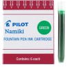 Namiki IC-100 Fountain Ink Cartridge, Blue 12pk